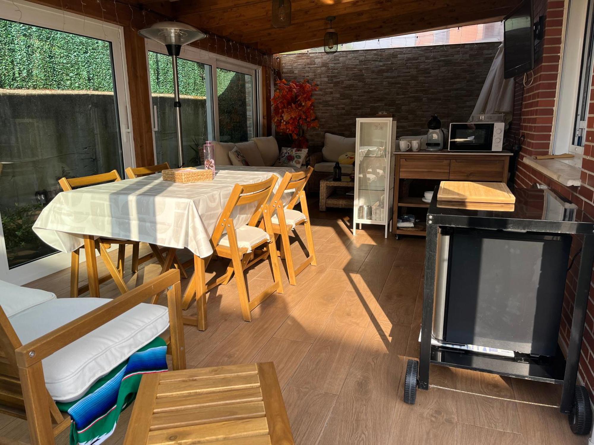 Habitaciones En Chalet Con Jardin Boo De Pielagos Luaran gambar